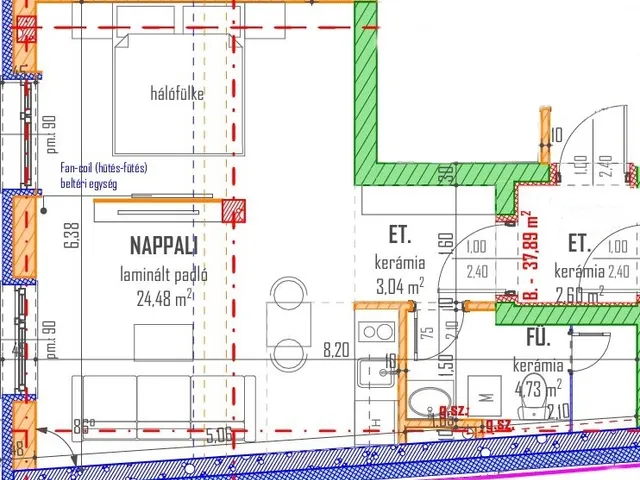 Eladó lakás Debrecen, Belváros 38 nm