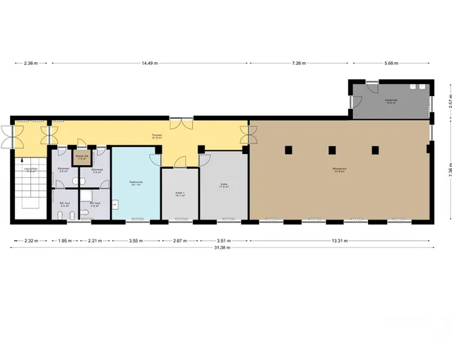 Kiadó kereskedelmi és ipari ingatlan Debrecen, Homokkert 129 nm