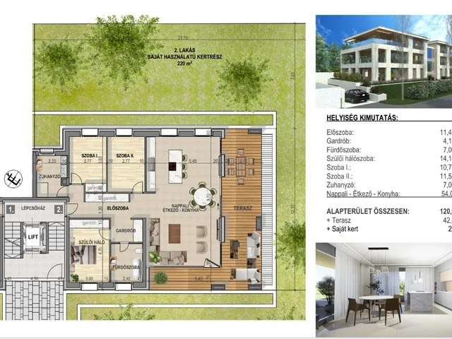 Eladó lakás Debrecen, Nagyerdő 162 nm