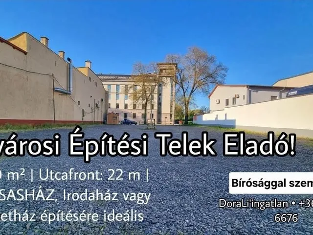 Eladó telek Nyíregyháza 800 nm