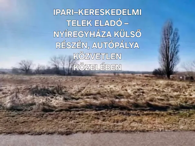 Eladó telek Nyíregyháza, Felsőpázsit 4199 nm