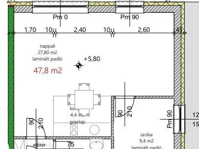 Eladó lakás Győr, Szitásdomb 52 nm