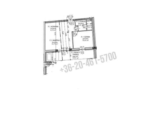 Eladó lakás Jánossomorja 39 nm