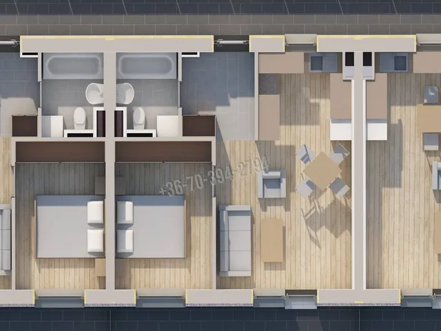 Eladó lakás Oroszlány 43 nm