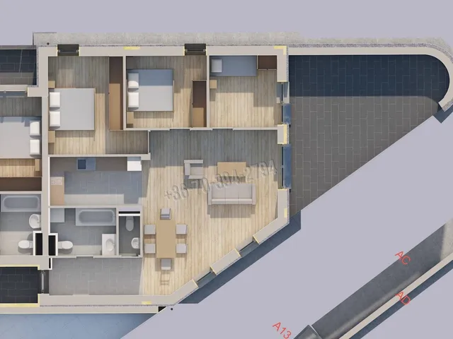 Eladó lakás Oroszlány 86 nm