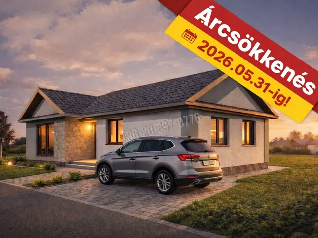 Eladó ház Veszprémvarsány 88 nm