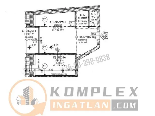 Eladó lakás Jánossomorja, Mosonszentjános 42 nm