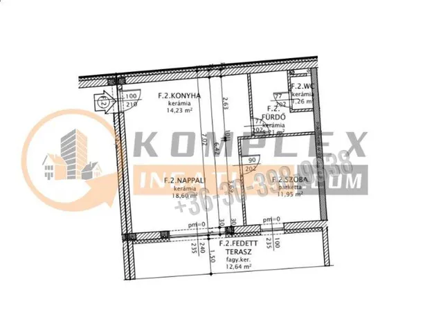 Eladó lakás Jánossomorja, Mosonszentjános 51 nm