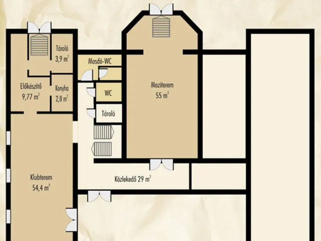 Kiadó kereskedelmi és ipari ingatlan Győr, Sziget 193 nm