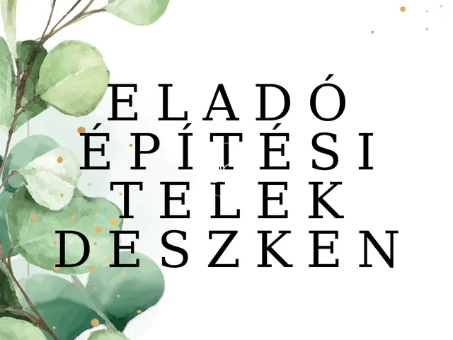 Eladó telek Deszk 827 nm