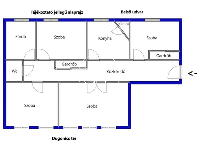 Kiadó lakás Szeged, Belváros, Dugonics tér 95 nm