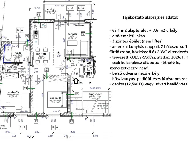 Eladó lakás Szeged, Móraváros 67 nm