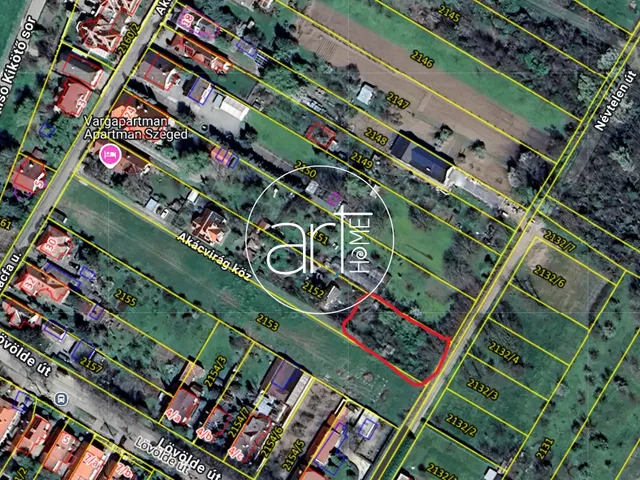 Eladó telek Szeged, Újszeged 640 nm