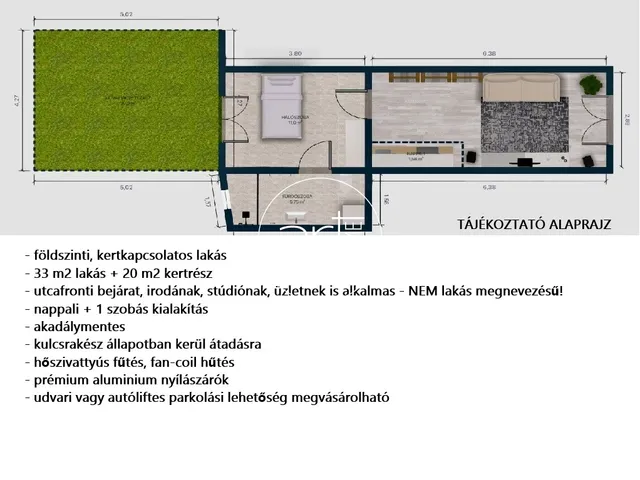 Eladó lakás Szeged, Rókus 43 nm