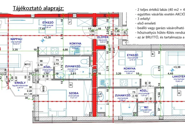 Eladó lakás Szeged, Rókus 88 nm