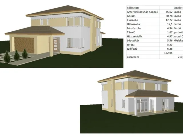 Eladó ház Dunakeszi 210 nm