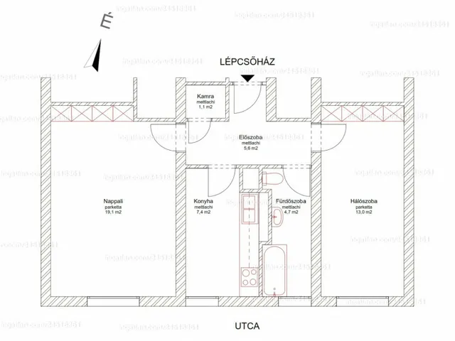 Eladó lakás Debrecen, Dobozi lakótelep 51 nm