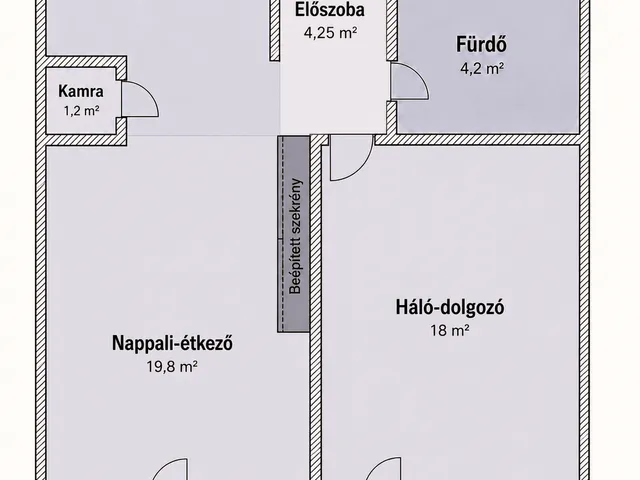 Eladó lakás Debrecen, Egyetemváros 48 nm