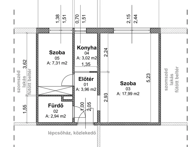Eladó lakás Debrecen, Vénkert 35 nm