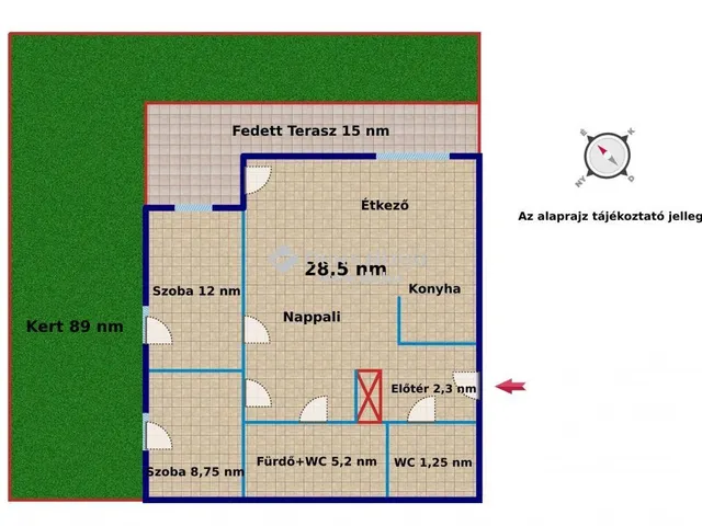 Eladó lakás Budapest XIV. kerület, Istvánmező 57 nm