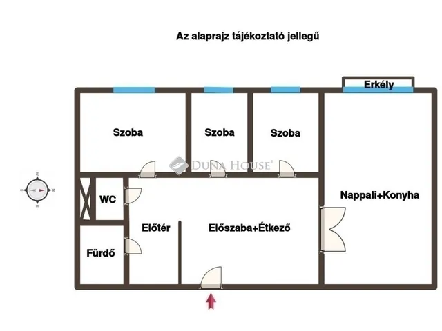 Eladó lakás Budapest IV. kerület 67 nm