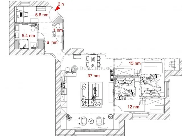 Eladó lakás Budapest XIII. kerület 81 nm