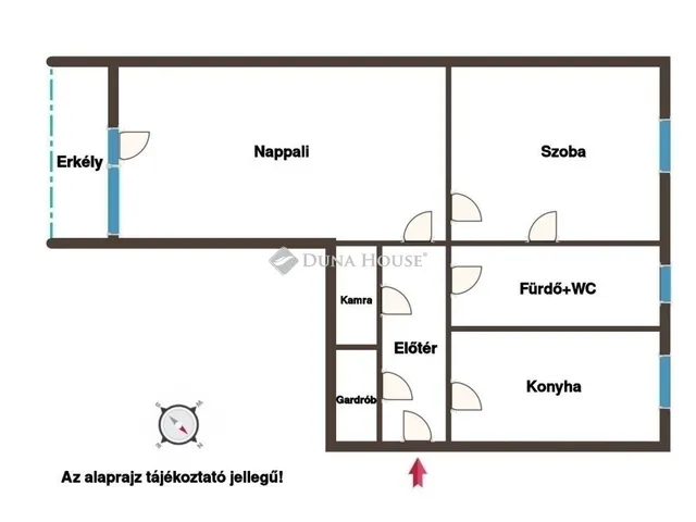 Eladó lakás Budapest XX. kerület 55 nm