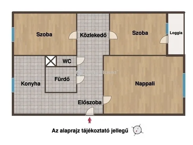 Eladó lakás Budapest XV. kerület, Újpalota 61 nm