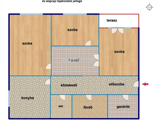 Eladó lakás Budapest IV. kerület, Újpest 71 nm