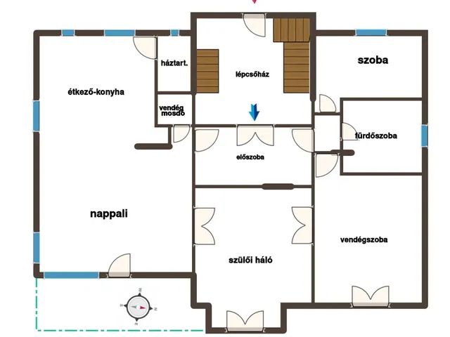 Kiadó lakás Budapest II. kerület, Vérhalom 100 nm