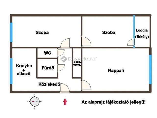 Eladó lakás Budapest IV. kerület, Újpest 60 nm