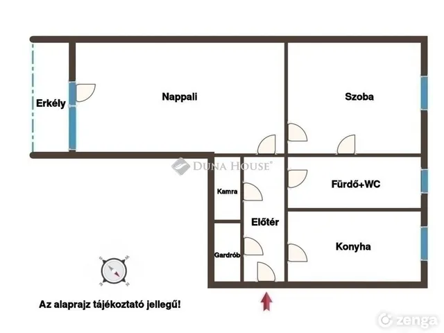 Eladó lakás Budapest XX. kerület 55 nm