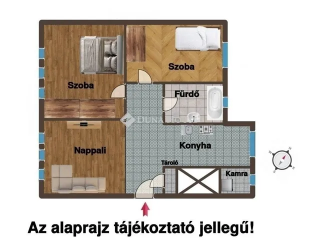 Eladó lakás Budapest XIII. kerület 53 nm