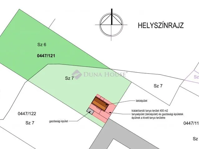 Eladó telek Kecskemét 6465 nm