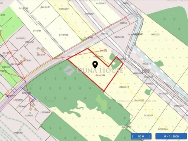 Eladó telek Kecskemét 8682 nm