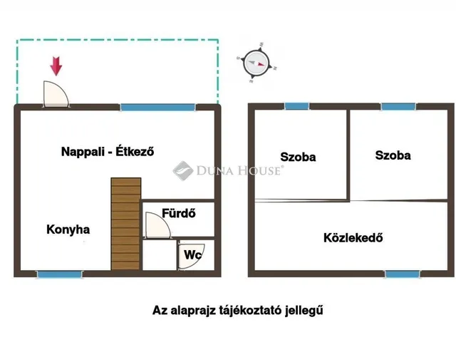 Eladó ház Tiszaug 49 nm