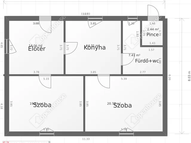 Eladó ház Gyömrő 78 nm
