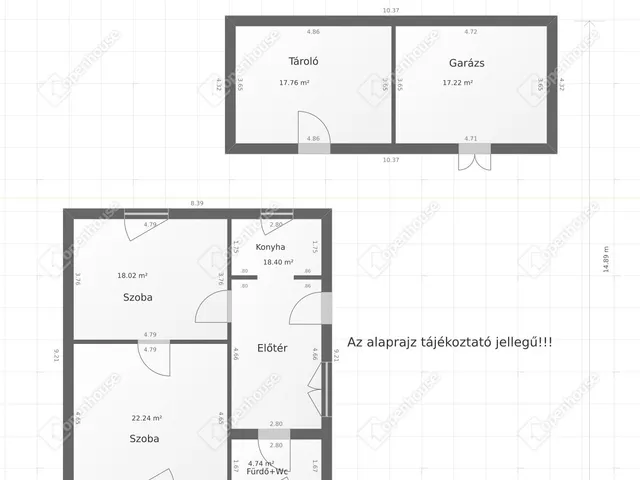 Eladó ház Nyáregyháza 50 nm