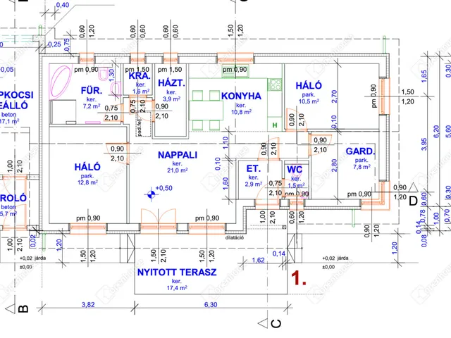 Eladó lakás Monor 80 nm