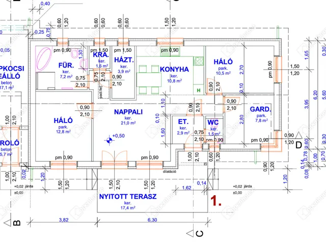 Eladó lakás Monor 80 nm