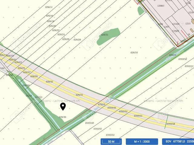 Eladó telek Péteri 7384 nm