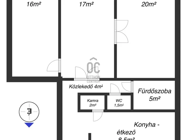 Eladó lakás Szolnok, Belváros 80 nm
