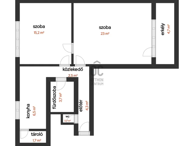 Eladó lakás Szolnok, Belváros 62 nm