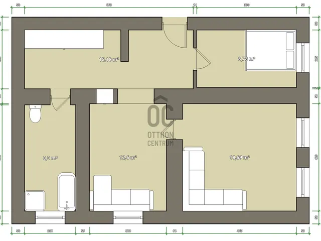 Eladó ház Abony 63 nm