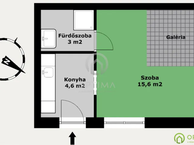 Eladó lakás Budapest VII. kerület, Ligetváros 23 nm