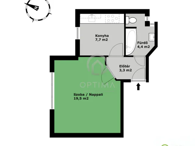 Eladó lakás Budapest II. kerület, Újlak II. ker. 35 nm