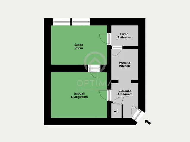 Eladó lakás Budapest XIII. kerület, Újlipótváros, Visegrádi utca 37 nm