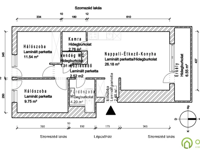 Eladó lakás Budapest XIII. kerület, Angyalföld 61 nm