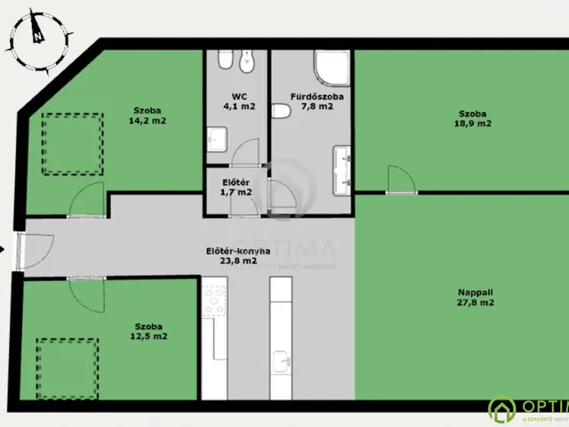 Eladó lakás Budapest XI. kerület, Albertfalva, Kondorosi Lakópark 111 nm