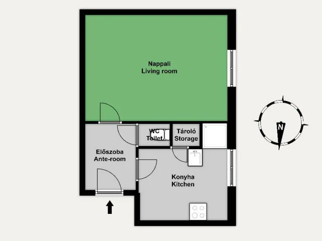 Eladó lakás Budapest XXII. kerület 33 nm